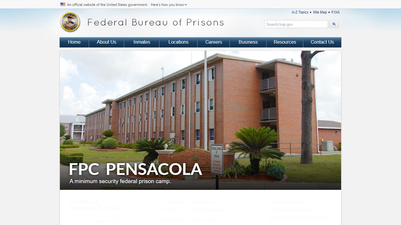 FPC Pensacola - BOP